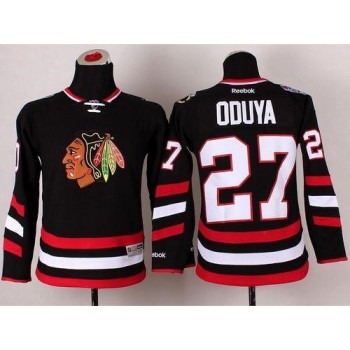Blackhawks #27 Johnny Oduya Black 2014 Stadium Series Stitched Youth NHL Jersey Blackhawks #27 Johnny Oduya Black 2014 Stadium Series Stitched Youth NHL Jersey