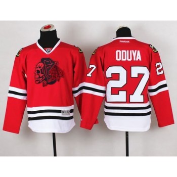 Blackhawks #27 Johnny Oduya Red(Red Skull) Stitched Youth NHL Jersey Blackhawks #27 Johnny Oduya Red(Red Skull) Stitched Youth NHL Jersey