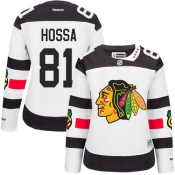 Blackhawks #81 Marian Hossa White 2016 Stadium Series Women's Stitched NHL Jersey Blackhawks #81 Marian Hossa White 2016 Stadium Series Women's Stitched NHL Jersey