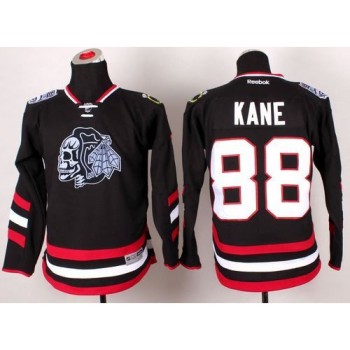 Blackhawks #88 Patrick Kane Black(White Skull) 2014 Stadium Series Stitched Youth NHL Jersey Blackhawks #88 Patrick Kane Black(White Skull) 2014 Stadium Series Stitched Youth NHL Jersey