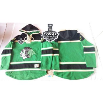Blackhawks Blank Green St. Patrick's Day McNary Lace Hoodie 2015 Stanley Cup Stitched NHL Jersey Blackhawks Blank Green St. Patrick's Day McNary Lace Hoodie 2015 Stanley Cup Stitched NHL Jersey