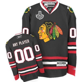 Blackhawks New Third Personalized Authentic Black Stanley Cup Finals NHL Jersey (S-3XL) Blackhawks New Third Personalized Authentic Black Stanley Cup Finals NHL Jersey (S-3XL)