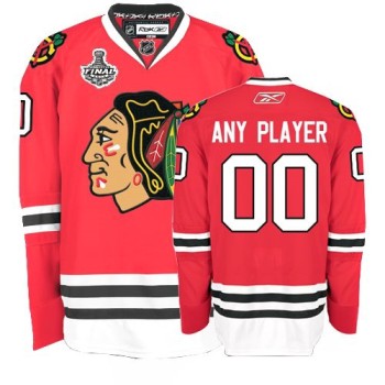 Blackhawks Personalized Authentic Red Stanley Cup Finals NHL Jersey (S-3XL) Blackhawks Personalized Authentic Red Stanley Cup Finals NHL Jersey (S-3XL)