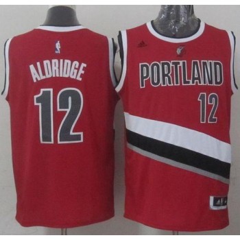 Blazers #12 LaMarcus Aldridge Stitched Red NBA Jersey Blazers #12 LaMarcus Aldridge Stitched Red NBA Jersey