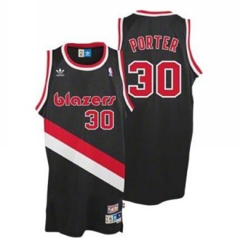 Blazers #30 Terry Porter Black Throwback Stitched NBA Jersey Blazers #30 Terry Porter Black Throwback Stitched NBA Jersey