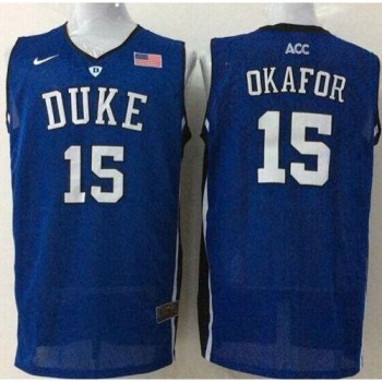 Blue Devils #15 Jahlil Okafor Royal Blue Basketball Stitched NCAA Jersey Blue Devils #15 Jahlil Okafor Royal Blue Basketball Stitched NCAA Jersey