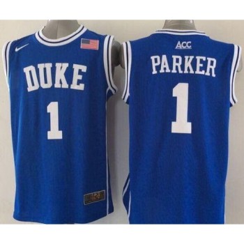 Blue Devils #1 Jabari Parker Blue Basketball New Stitched NCAA Jersey Blue Devils #1 Jabari Parker Blue Basketball New Stitched NCAA Jersey
