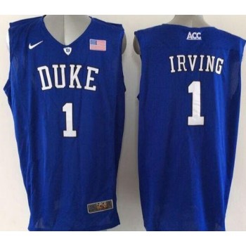 Blue Devils #1 Kyrie Irving Blue Basketball Elite Stitched NCAA Jersey Blue Devils #1 Kyrie Irving Blue Basketball Elite Stitched NCAA Jersey