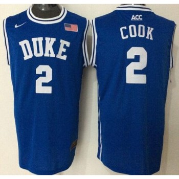 Blue Devils #2 Quinn Cook Blue Basketball New Stitched NCAA Jersey Blue Devils #2 Quinn Cook Blue Basketball New Stitched NCAA Jersey