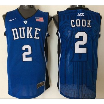 Blue Devils #2 Quinn Cook Blue Basketball Stitched NCAA Jersey Blue Devils #2 Quinn Cook Blue Basketball Stitched NCAA Jersey
