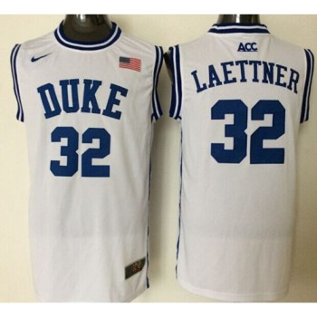 Blue Devils #32 Christian Laettner White Basketball New Stitched NCAA Jersey Blue Devils #32 Christian Laettner White Basketball New Stitched NCAA Jersey