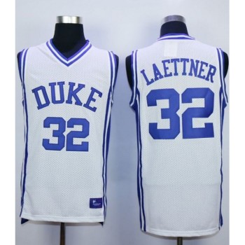 Blue Devils #32 Christian Laettner White Basketball Stitched NCAA Jersey Blue Devils #32 Christian Laettner White Basketball Stitched NCAA Jersey