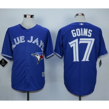 Blue Jays #17 Ryan Goins Blue New Cool Base Stitched MLB Jersey Blue Jays #17 Ryan Goins Blue New Cool Base Stitched MLB Jersey