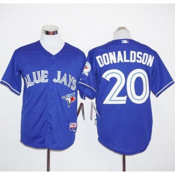 Blue Jays #20 Josh Donaldson Blue Alternate Cool Base Stitched MLB Jersey Blue Jays #20 Josh Donaldson Blue Alternate Cool Base Stitched MLB Jersey