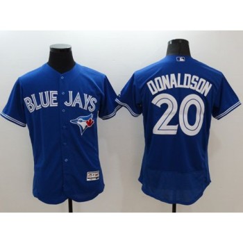 Blue Jays #20 Josh Donaldson Blue Flexbase Authentic Collection Stitched MLB Jersey Blue Jays #20 Josh Donaldson Blue Flexbase Authentic Collection Stitched MLB Jersey