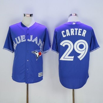 Blue Jays #29 Joe Carter Blue New Cool Base Stitched MLB Jersey Blue Jays #29 Joe Carter Blue New Cool Base Stitched MLB Jersey