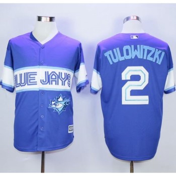 Blue Jays #2 Troy Tulowitzki Blue Exclusive New Cool Base Stitched MLB Jersey Blue Jays #2 Troy Tulowitzki Blue Exclusive New Cool Base Stitched MLB Jersey
