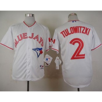 Blue Jays #2 Troy Tulowitzki White 2015 Canada Day Stitched MLB Jersey Blue Jays #2 Troy Tulowitzki White 2015 Canada Day Stitched MLB Jersey