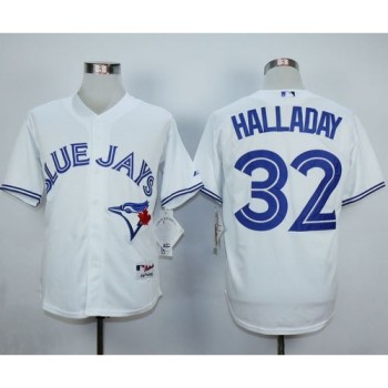 Blue Jays #32 Roy Halladay White Cool Base Stitched MLB Jersey Blue Jays #32 Roy Halladay White Cool Base Stitched MLB Jersey