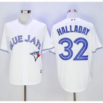 Blue Jays #32 Roy Halladay White New Cool Base Stitched MLB Jersey Blue Jays #32 Roy Halladay White New Cool Base Stitched MLB Jersey