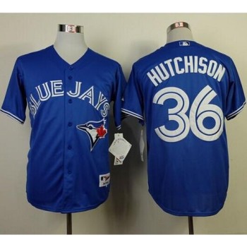 Blue Jays #36 Drew Hutchison Blue Cool Base Stitched MLB Jersey Blue Jays #36 Drew Hutchison Blue Cool Base Stitched MLB Jersey