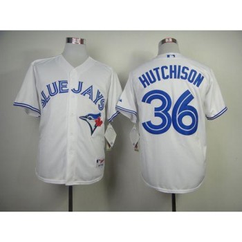 Blue Jays #36 Drew Hutchison White Cool Base Stitched MLB Jersey Blue Jays #36 Drew Hutchison White Cool Base Stitched MLB Jersey