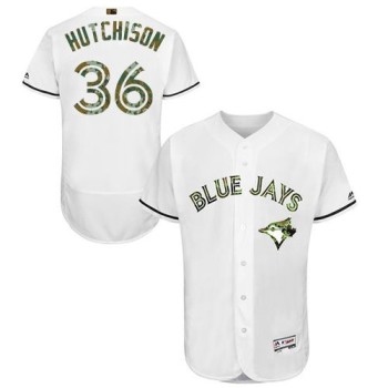 Blue Jays #36 Drew Hutchison White Flexbase Authentic Collection 2016 Memorial Day Stitched MLB Jersey Blue Jays #36 Drew Hutchison White Flexbase Authentic Collection 2016 Memorial Day Stitched MLB Jersey