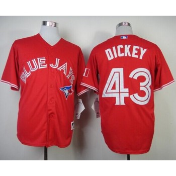 Blue Jays #43 R.A. Dickey Red Canada Day Stitched MLB Jersey Blue Jays #43 R.A. Dickey Red Canada Day Stitched MLB Jersey