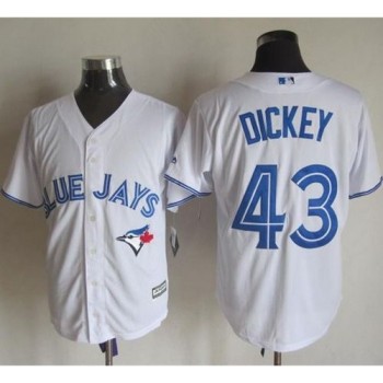 Blue Jays #43 R.A. Dickey White New Cool Base Stitched MLB Jersey Blue Jays #43 R.A. Dickey White New Cool Base Stitched MLB Jersey