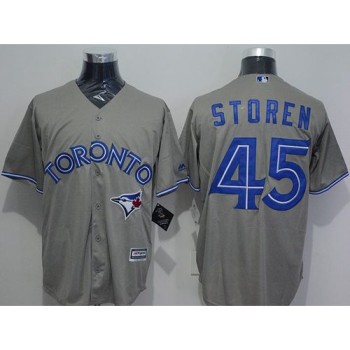 Blue Jays #45 Drew Storen Grey New Cool Base Stitched MLB Jersey Blue Jays #45 Drew Storen Grey New Cool Base Stitched MLB Jersey