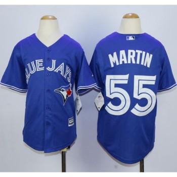 Blue Jays #55 Russell Martin Blue Cool Base Stitched Youth MLB Jersey Blue Jays #55 Russell Martin Blue Cool Base Stitched Youth MLB Jersey