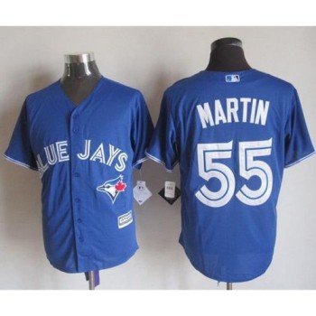 Blue Jays #55 Russell Martin Blue New Cool Base Stitched MLB Jersey Blue Jays #55 Russell Martin Blue New Cool Base Stitched MLB Jersey