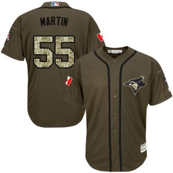 Blue Jays #55 Russell Martin Green Salute to Service Stitched Youth MLB Jersey Blue Jays #55 Russell Martin Green Salute to Service Stitched Youth MLB Jersey