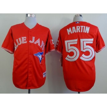 Blue Jays #55 Russell Martin Red Canada Day Stitched MLB Jersey Blue Jays #55 Russell Martin Red Canada Day Stitched MLB Jersey