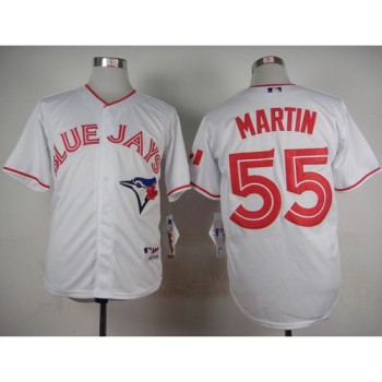 Blue Jays #55 Russell Martin White 2015 Canada Day Stitched MLB Jersey Blue Jays #55 Russell Martin White 2015 Canada Day Stitched MLB Jersey