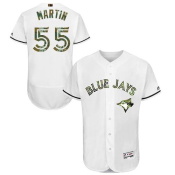 Blue Jays #55 Russell Martin White Flexbase Authentic Collection 2016 Memorial Day Stitched MLB Jersey Blue Jays #55 Russell Martin White Flexbase Authentic Collection 2016 Memorial Day Stitched MLB Jersey