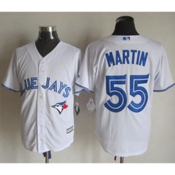 Blue Jays #55 Russell Martin White New Cool Base Stitched MLB Jersey Blue Jays #55 Russell Martin White New Cool Base Stitched MLB Jersey