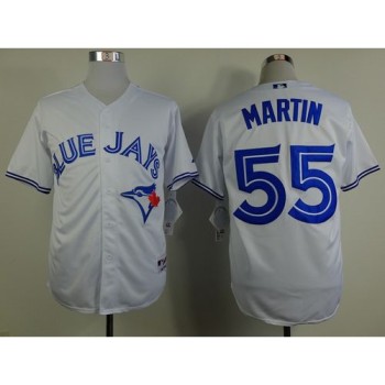 Blue Jays #55 Russell Martin White Stitched MLB Jersey Blue Jays #55 Russell Martin White Stitched MLB Jersey