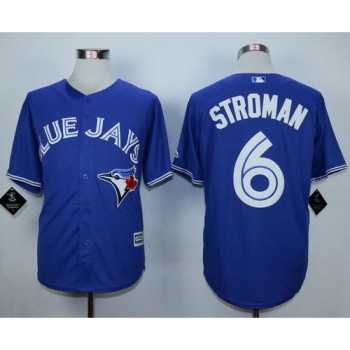 Blue Jays #6 Marcus Stroman Blue New Cool Base Stitched MLB Jersey Blue Jays #6 Marcus Stroman Blue New Cool Base Stitched MLB Jersey