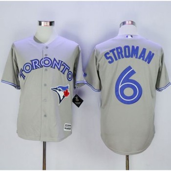 Blue Jays #6 Marcus Stroman Grey New Cool Base Stitched MLB Jersey Blue Jays #6 Marcus Stroman Grey New Cool Base Stitched MLB Jersey