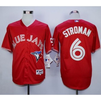 Blue Jays #6 Marcus Stroman Red Canada Day Stitched MLB Jersey Blue Jays #6 Marcus Stroman Red Canada Day Stitched MLB Jersey