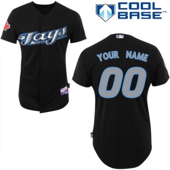 Blue Jays Authentic Black Cool Base MLB Jersey Blue Jays Authentic Black Cool Base MLB Jersey