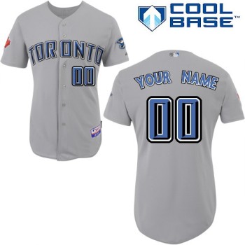 Blue Jays Authentic Grey Cool Base MLB Jersey Blue Jays Authentic Grey Cool Base MLB Jersey