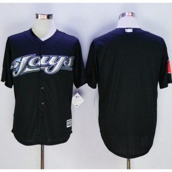 Blue Jays Blank Black New Cool Base Stitched MLB Jersey Blue Jays Blank Black New Cool Base Stitched MLB Jersey