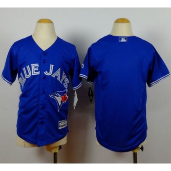 Blue Jays Blank Blue Cool Base Stitched Youth MLB Jersey Blue Jays Blank Blue Cool Base Stitched Youth MLB Jersey