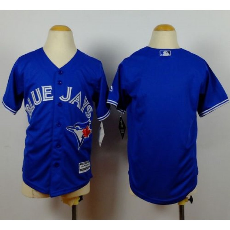 Blue Jays Blank Blue Cool Base Stitched Youth MLB Jersey Blue Jays Blank Blue Cool Base Stitched Youth MLB Jersey