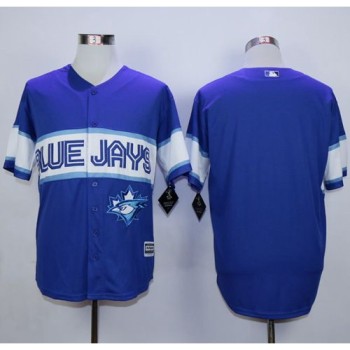 Blue Jays Blank Blue Exclusive New Cool Base Stitched MLB Jersey Blue Jays Blank Blue Exclusive New Cool Base Stitched MLB Jersey