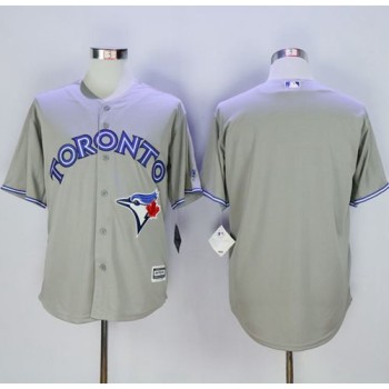 Blue Jays Blank Grey New Cool Base Stitched MLB Jersey Blue Jays Blank Grey New Cool Base Stitched MLB Jersey
