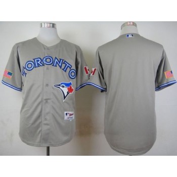 Blue Jays Blank Grey Road Cool Base 2012 Stitched MLB Jersey Blue Jays Blank Grey Road Cool Base 2012 Stitched MLB Jersey