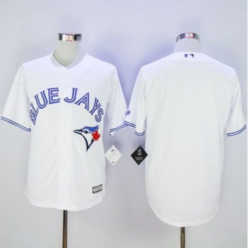 Blue Jays Blank White New Cool Base Stitched MLB Jersey Blue Jays Blank White New Cool Base Stitched MLB Jersey